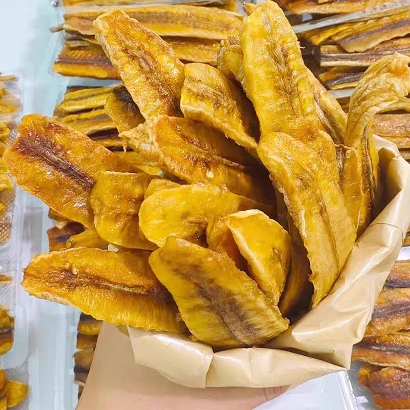 西双版纳香蕉干傣家手工原味无添加不加糖非油炸软糯烤干云南特产