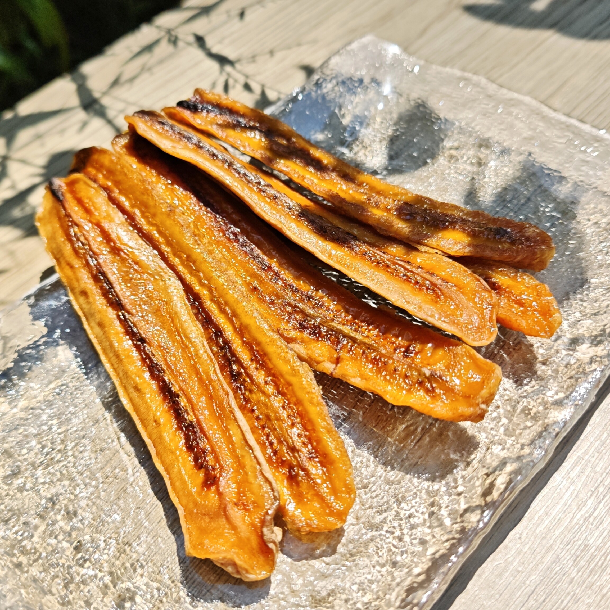 西双版纳香蕉干傣家手工原味无添加不加糖非油炸软糯烤干云南特产