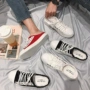 Giày vải buộc dây nửa mùa hè nam phiên bản Hàn Quốc của xu hướng giày nam Anh cá tính hoang dã 2019 mới Giày lười Baotou - Dép dép lê nam