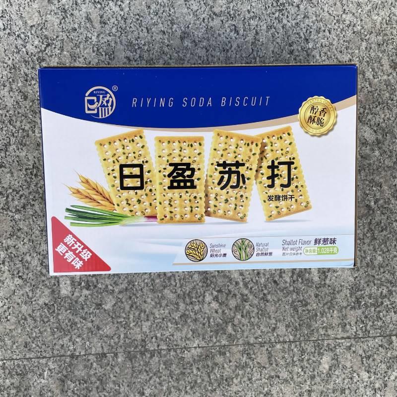 新货宁波 日盈咸味苏打发酵饼干芝麻味 海苔味 鲜葱味即食休闲散