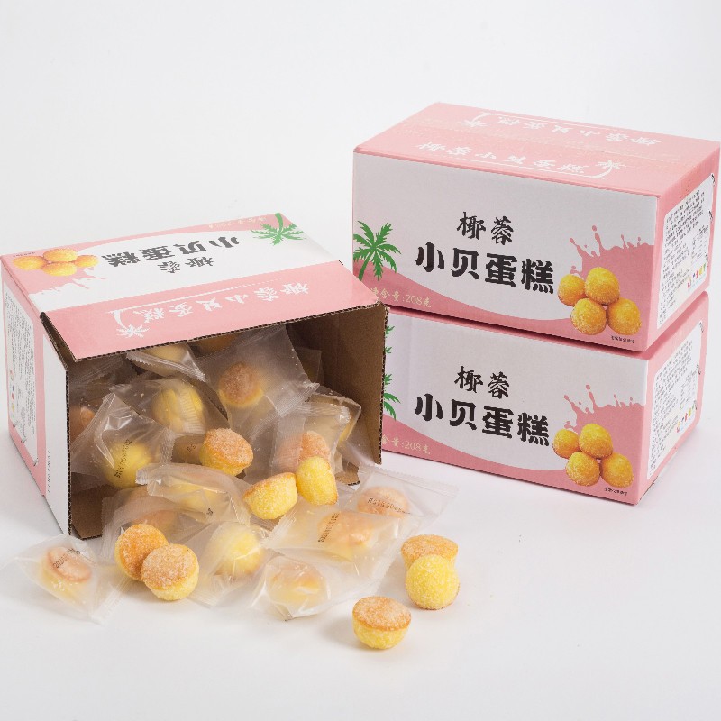 新日期椰蓉小蛋糕独立小包装奶香椰丝球糕点前台小零食宿舍点心整