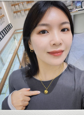 女碎冰冰CNC长命锁平安锁