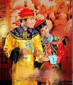 皇帝皇后阿哥太监格格服小品年会演出服装 出租