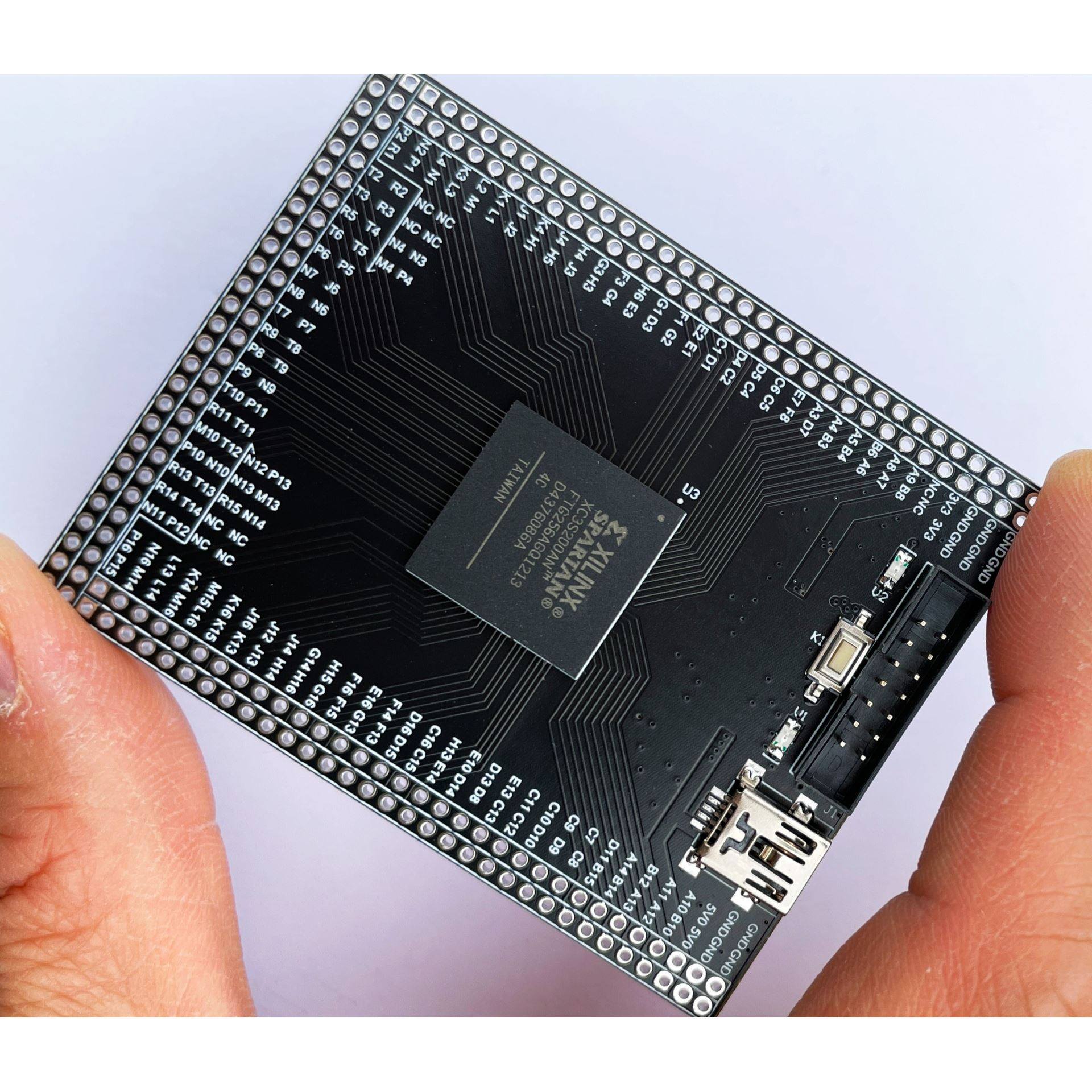 xilinxfpga开发板spartan3 全新xc3s200an开发板核心板最小系统板