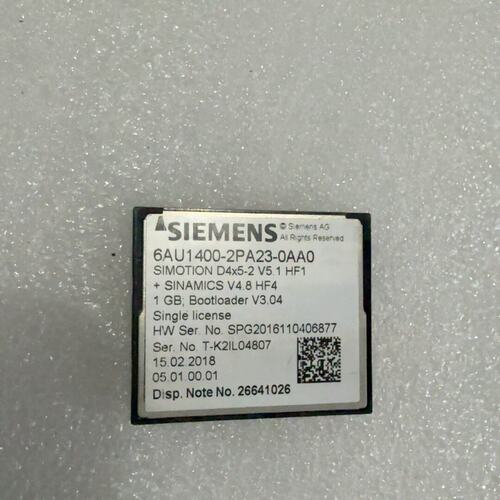 系统卡6AU1400-2PA23-0AA06AU1400-2PA22-0AA06AU1400-2PA24-0AA0