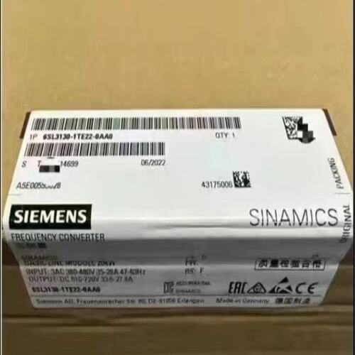 议价有源整流模块6SL3130-1TE22-0AA06SL31301TE220AA0