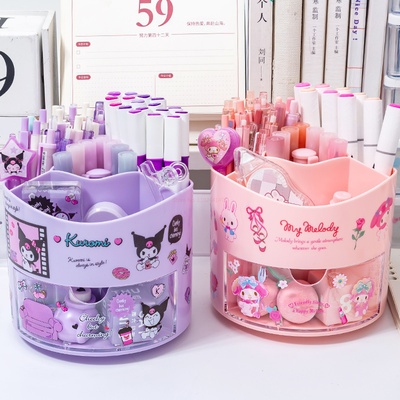 Sanrio Anime Rotating Pen Holder Kuromi Melody Cinnamoroll K