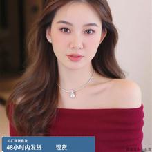 早秋法式独特精致上衣别致绝美小众设计感超好看一字肩红色针织衫