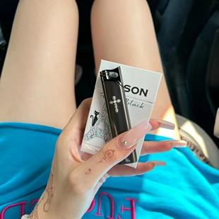 十字钻石防风打火机创意个性金属直冲充气送男女友礼物抖音同款潮