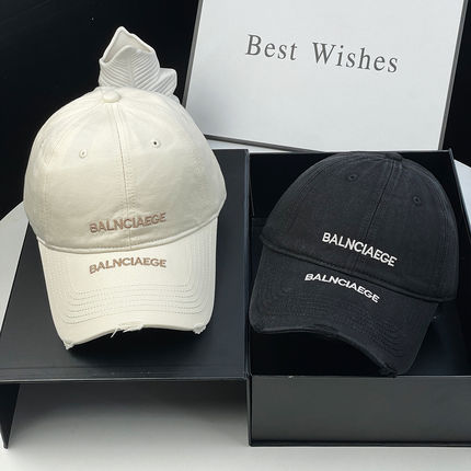 美式复古软顶破洞水洗高品质棒球帽男女百搭字母刺绣鸭舌帽遮阳帽