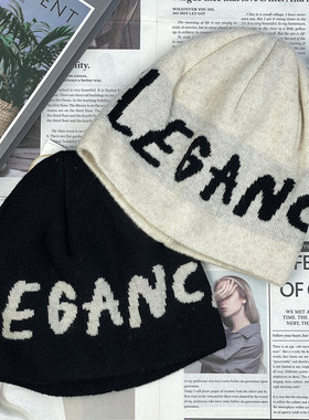 美式复古冬季黑色内盔针织帽冷帽徒步爬山滑雪帽骑车保暖护耳帽子