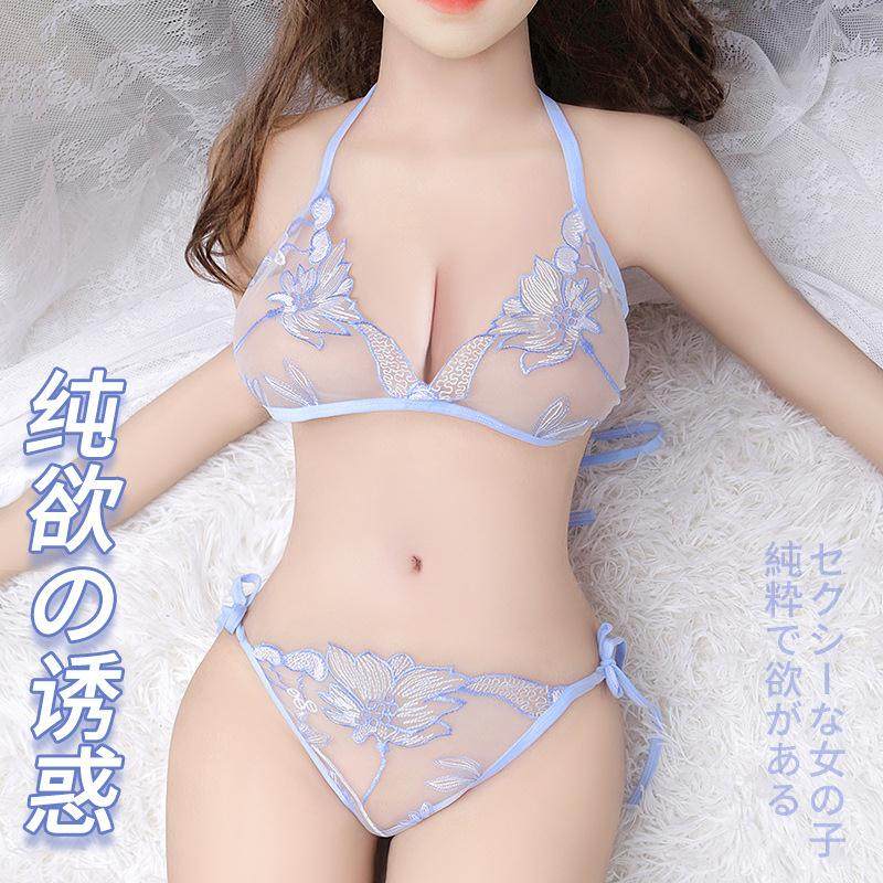 内裤女新款蕾丝套装性感迷人全透明日系少女高颜系带丁字裤C,女士内衣/男士内衣/家居服,女三角裤,淘宝优惠券,粉丝福利购,淘宝优惠卷