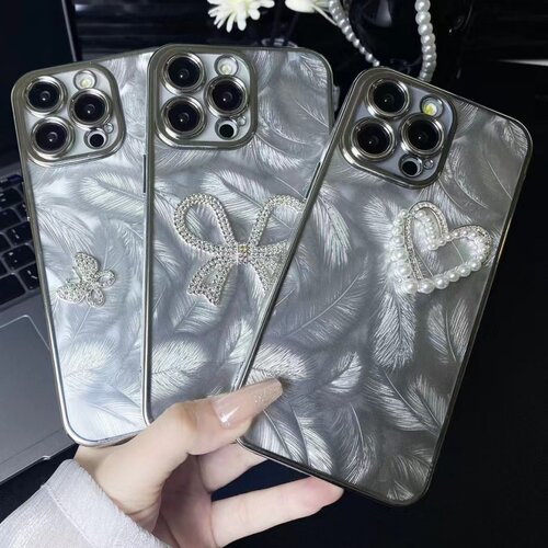 适用荣耀GT电镀羽毛蝴蝶防摔壳