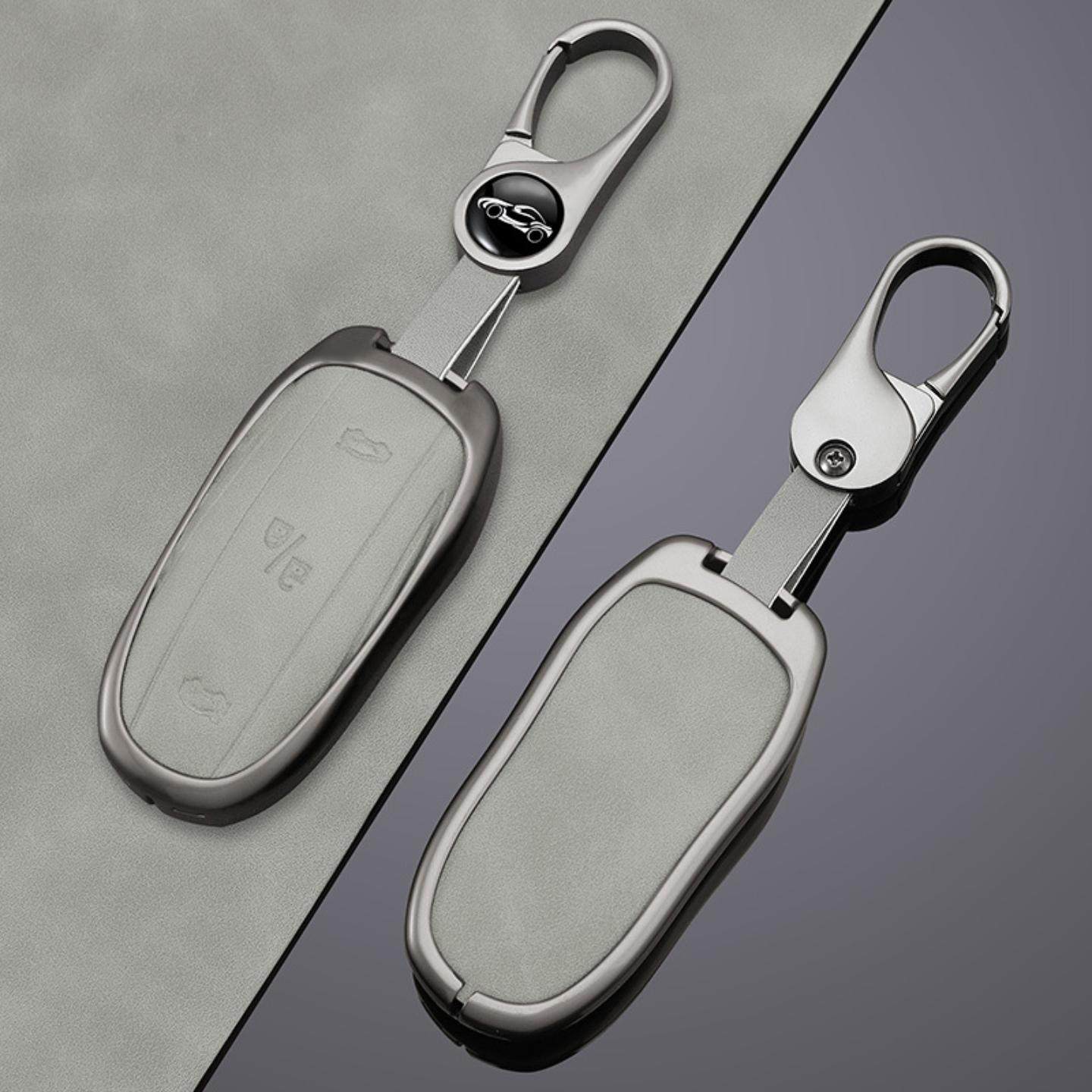 适用特斯拉Model3钥匙套ModelY/S/X高档保护壳汽车用品包扣男女士