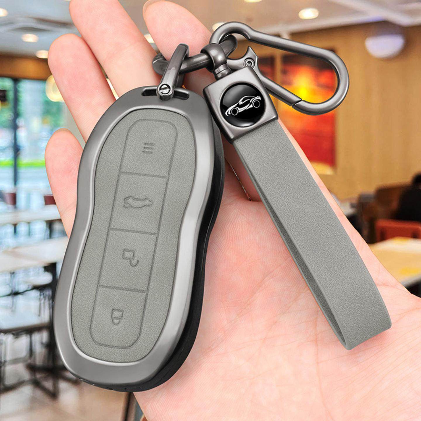 适用 款小米su7钥匙套su7max汽车钥匙包su7pro新款保护壳扣男