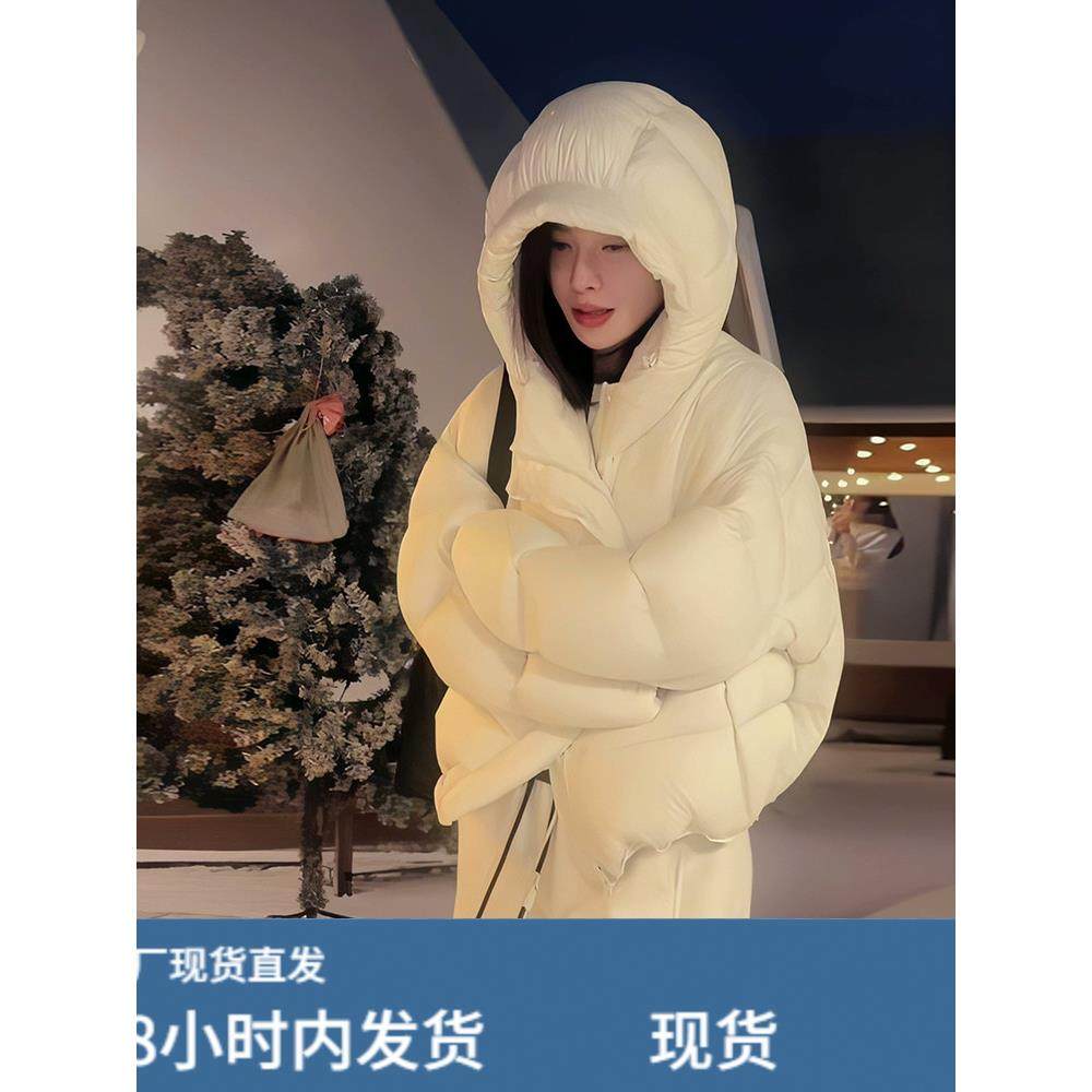 韩系小个子百搭连帽羽绒服女2025秋季新款小众保暖短款面包服外套,模玩/动漫/周边/娃圈三坑/桌游,Cosplay女装/cos女装,淘宝优惠券,粉丝福利购,淘宝优惠卷