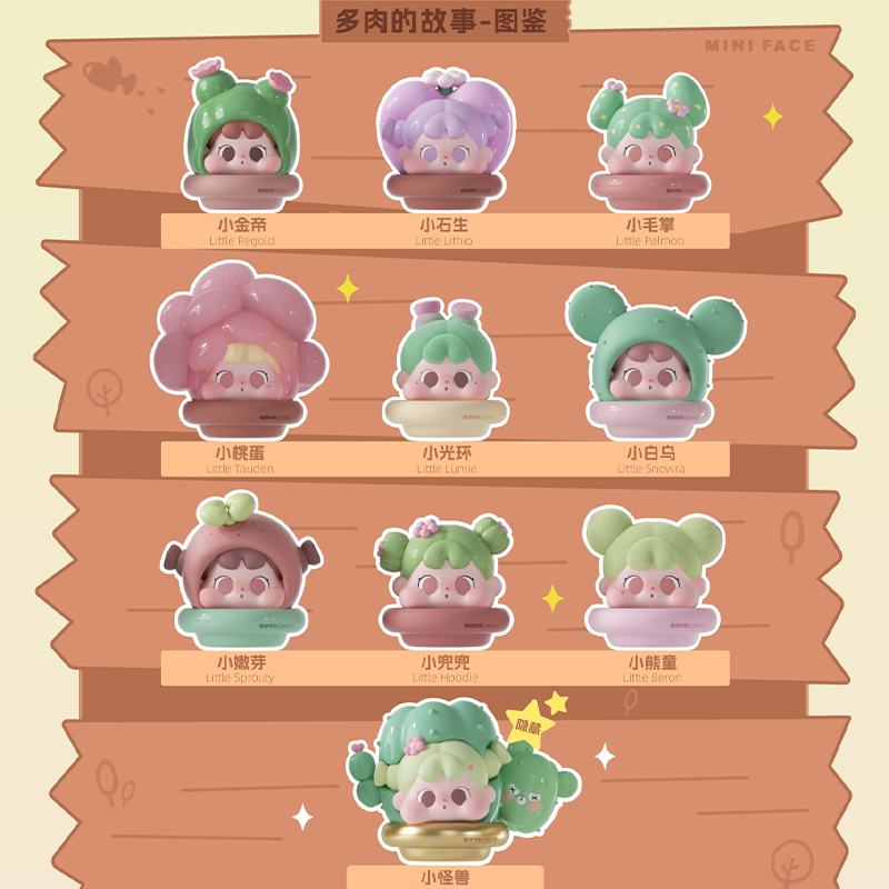 QOQO多肉的故事萌粒盲盒