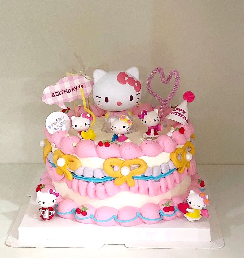 女孩生日主题hello kit节日装扮用品