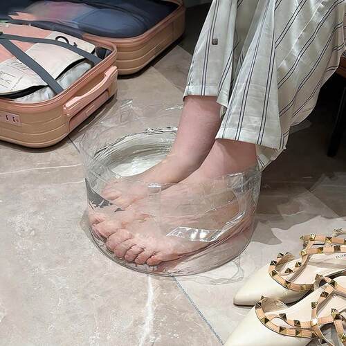 【旅行好物】折叠水盆一次性洗脚盆洗脚桶便携户外水桶洗衣服神器