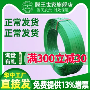 透明绑带手动机用捆扎条 pet塑钢带包装 塑钢打包带绿色1608 1910