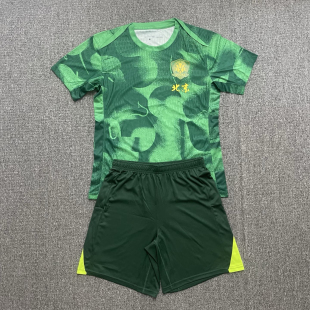 北京国安赛前训练服短袖足球服球员教练款组队服2025新款中超球衣