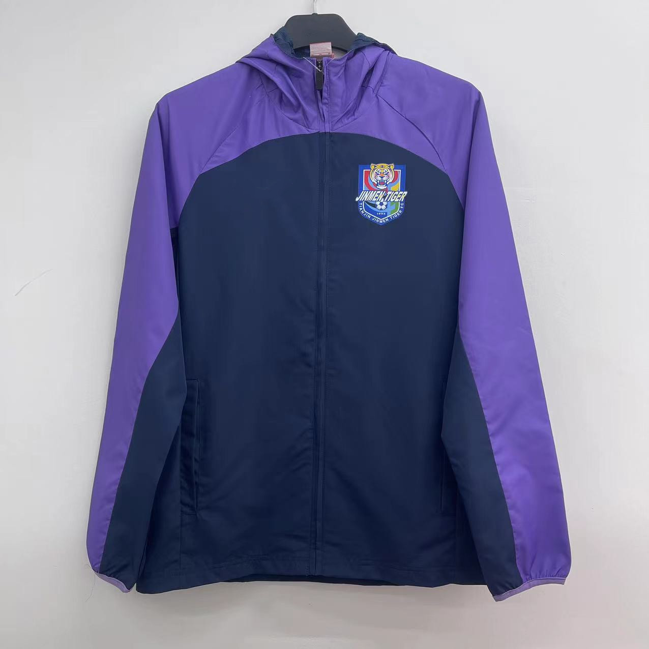 天津津门虎风雨衣外套l96出行服全拉链2024中超足球训练服I96夹克