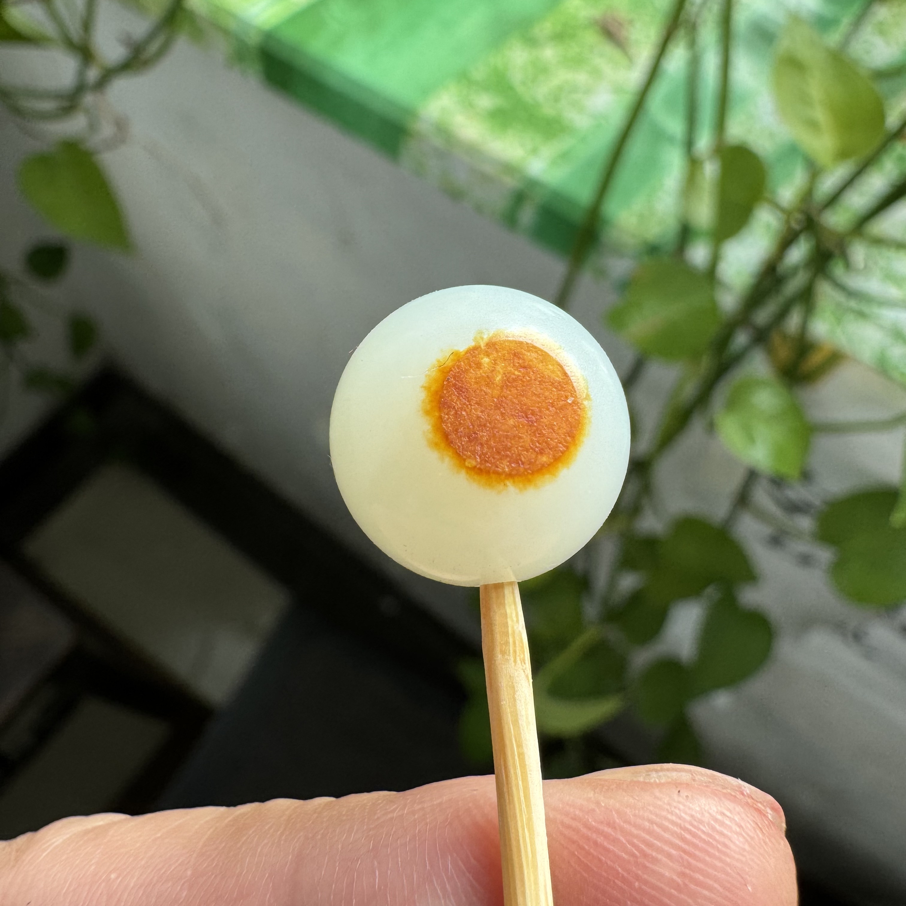 籽料红皮白玉圆珠直径15mm苏工雕和田玉珠子挂件吊坠配珠文玩配饰