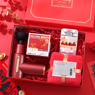 新年伴手礼物送员工实用礼盒高级感公司商务礼品年会马年奖品定制