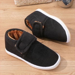 回力1927中老年男士加绒防滑保暖冬季加厚手工厚底耐磨保暖鞋防寒