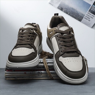 回力1927男鞋2025秋季透气板鞋休闲百搭皮面运动厚底耐脏潮鞋男款