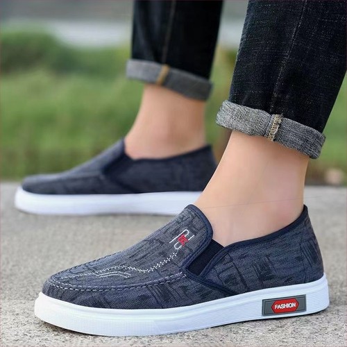 回力1927老北京布鞋男轻便透气板鞋一脚蹬帆布鞋男防臭休闲清仓