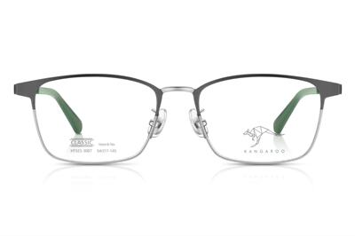 KANGAROO袋鼠眼镜框架超轻金属近视套镜夹片配镜新品正品323-3087