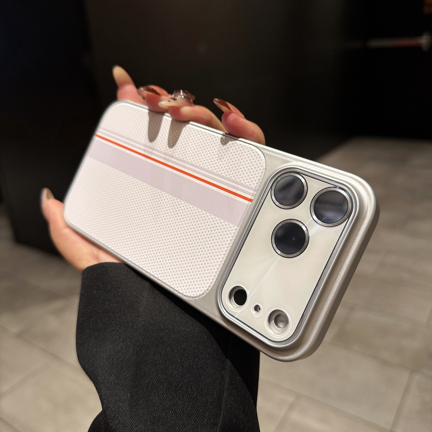 苹果17promax磨砂简约防摔手机壳