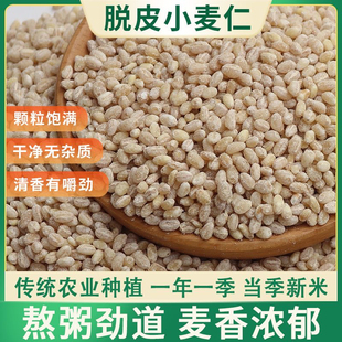 农家小麦仁去皮优质新麦仁米脱壳带胚芽煮粥饭用麦仁酵子自产新鲜