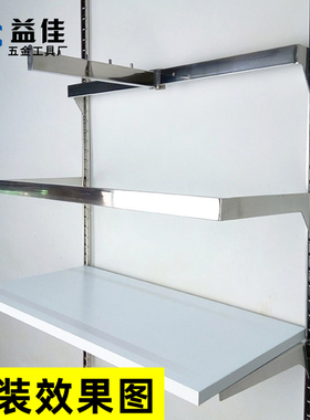 AA柱展示架正侧挂 梯柱服装陈列架道具 童装可调节多层U型挂杆子