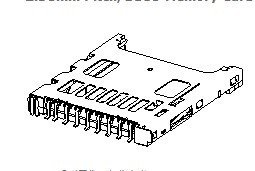 Molex连接器SIM卡座自弹式接插件
