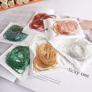 方软丝进口金属印度丝填充弹簧法式刺绣手工diy制作胸针饰品材料