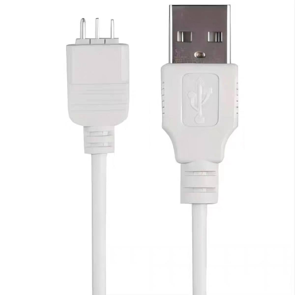 5V/1A透明塑料发光扣USB充电线