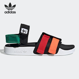 新款 Adidas 三叶草夏季 男女防滑沙滩凉鞋 阿迪达斯正品 GZ8827