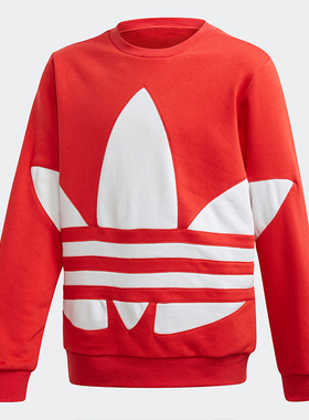 Adidas/阿迪达斯正品春季新款三叶草大童装运动卫衣 FS1853