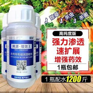 有机硅助剂农用正品高效液体增效剂展着剂增强渗透剂耐雨水叶面肥