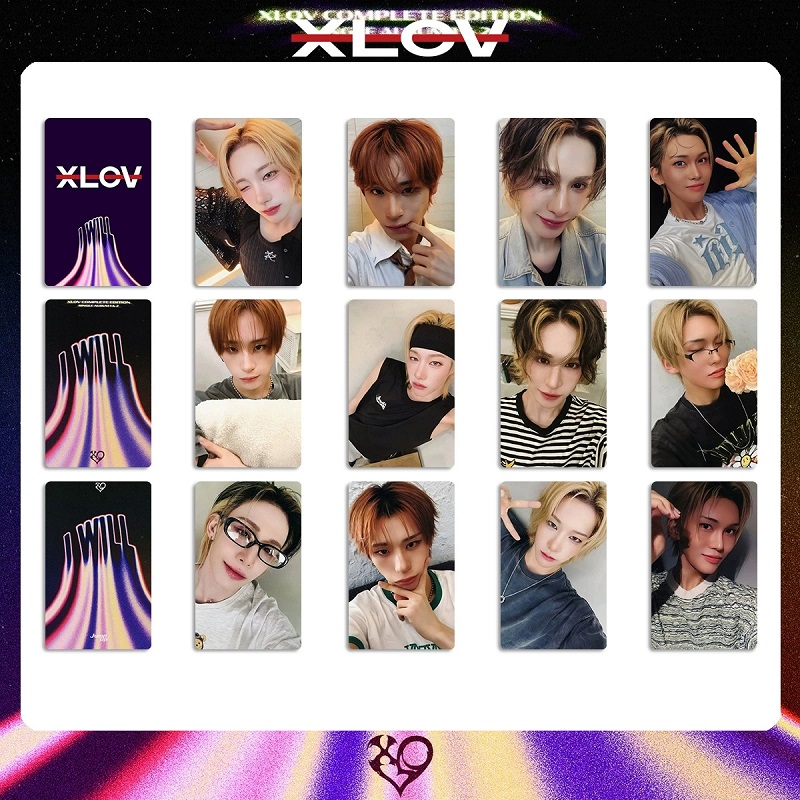 XLOV特典自印小卡 I WILL专辑卡 EVOL收藏卡JUMP UP YES 24特典卡