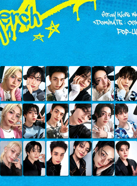 Stray Kids dominATE celebrATE 世巡卡安可场周卡特典卡自印小卡