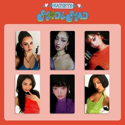 KATSEYE猫瞳2026台历自印小卡SEASON'S GREETINGS特典卡MOD MAD