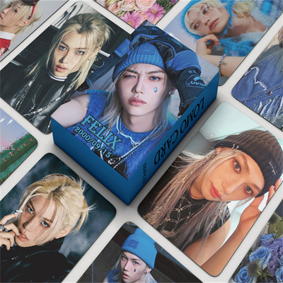 55张StrayKids李龙馥自印小卡写真集照片卡明信片SKATE卡片Felix