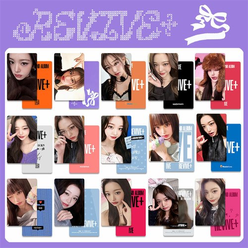 IVE 张元英小卡周边自印专辑REVIVE＋明信片收藏卡WONYOUNG照片卡