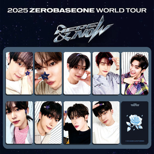 ZB1世巡小卡明信片 HERE & NOW周边ZEROBASEONE特典卡章昊 韩维辰