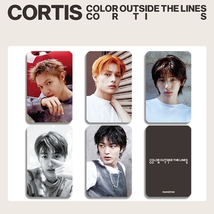 CORTIS《COLOR OUTSIDE THE LINES》 MS特典卡明信片专辑卡自印卡