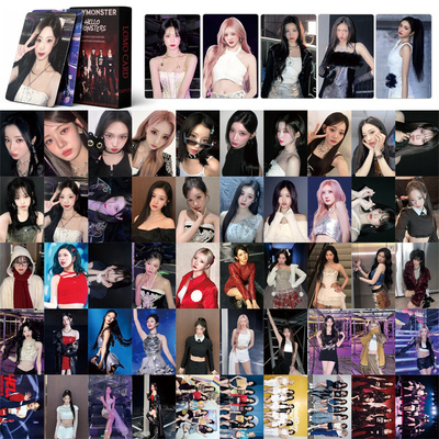 BABYMONSTER演唱会55张HELLO MONSTERS自印收藏卡ASA申厦蓝小卡