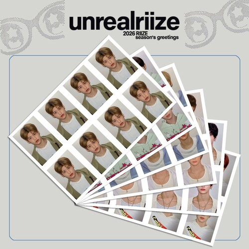 RIIZE拉椅子2026 台历自印证件照 ID照片 Unrealriize一寸照片